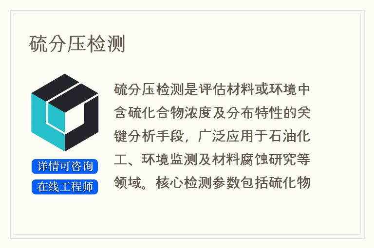 硫分压检测