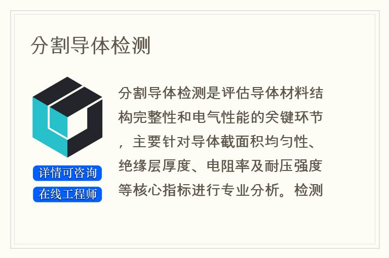 分割导体检测