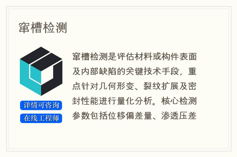 窜槽检测