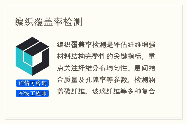 编织覆盖率检测