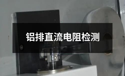 铝排直流电阻检测