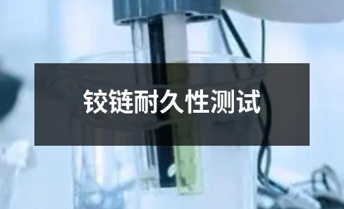 铰链耐久性测试