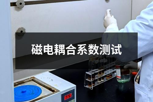 磁电耦合系数测试