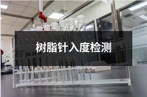 树脂针入度检测