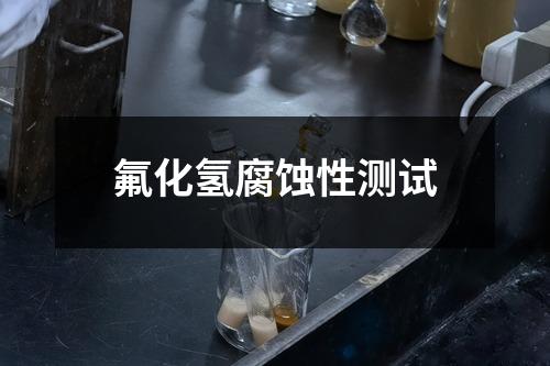 氟化氢腐蚀性测试