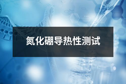 氮化硼导热性测试
