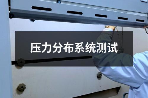 压力分布系统测试