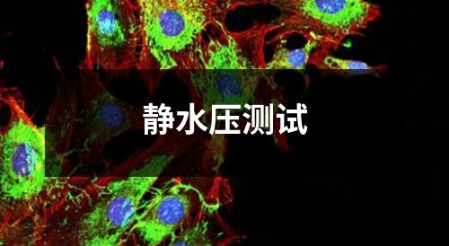 静水压测试