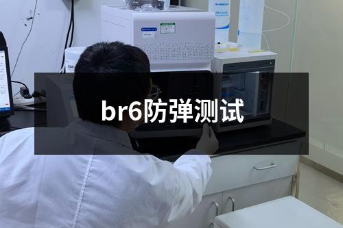 br6防弹测试