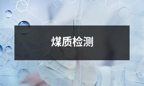 煤质检测