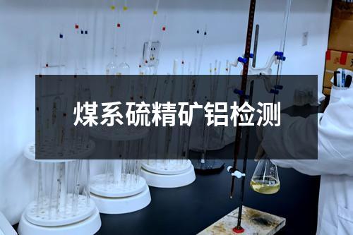 煤系硫精矿铝检测