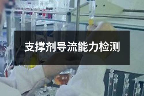 支撑剂导流能力检测
