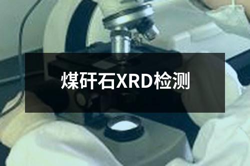 煤矸石XRD检测