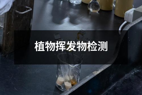 植物挥发物检测