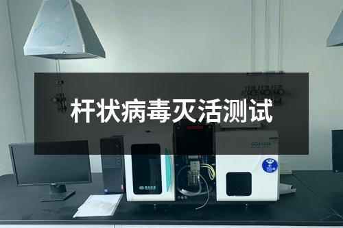 杆状病毒灭活测试