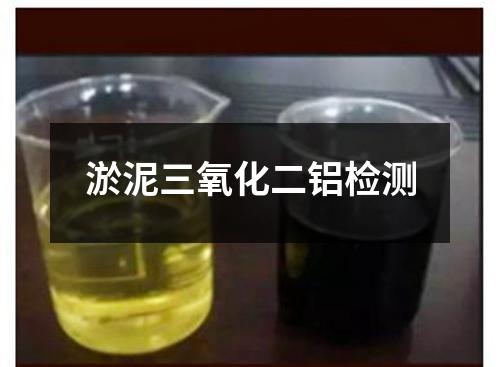淤泥三氧化二铝检测
