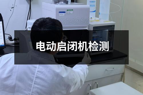 电动启闭机检测