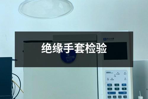 绝缘手套检验