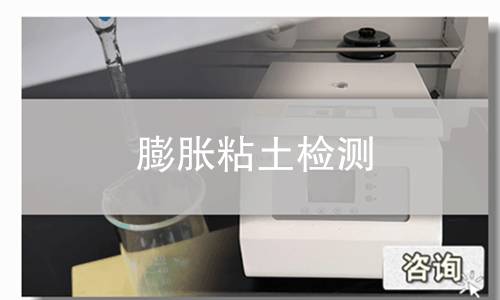 膨胀粘土检测