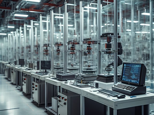 压缩钢化玻璃检测