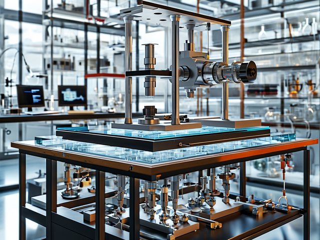 平整度质谱钢化玻璃试验