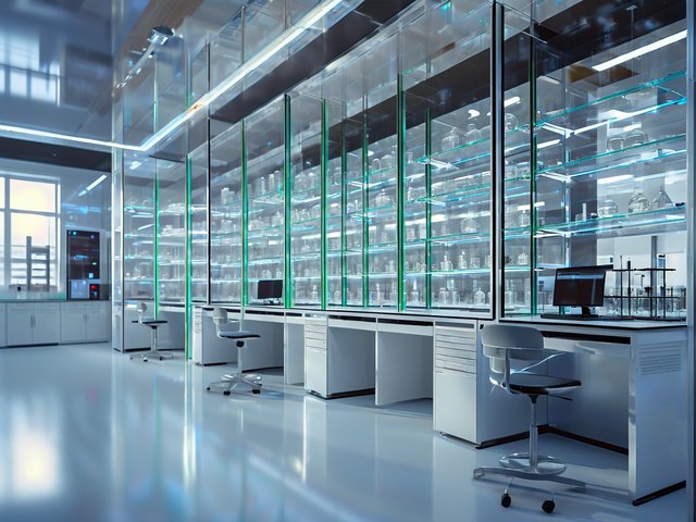 光谱钢化玻璃试验