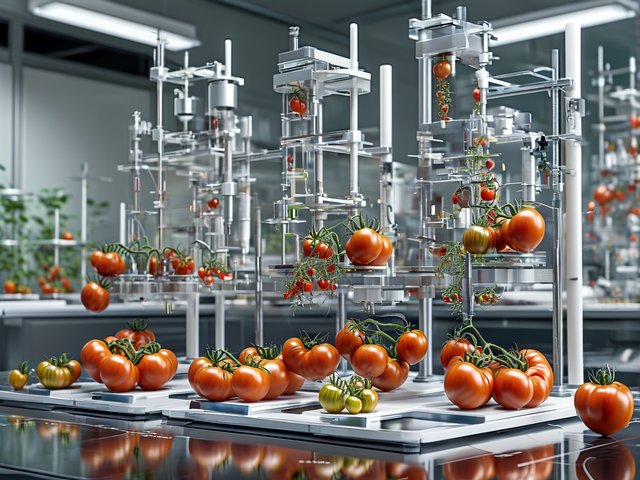 西红柿苗取样检测