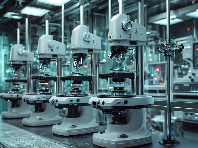 幼虫健康状态显微观察测试