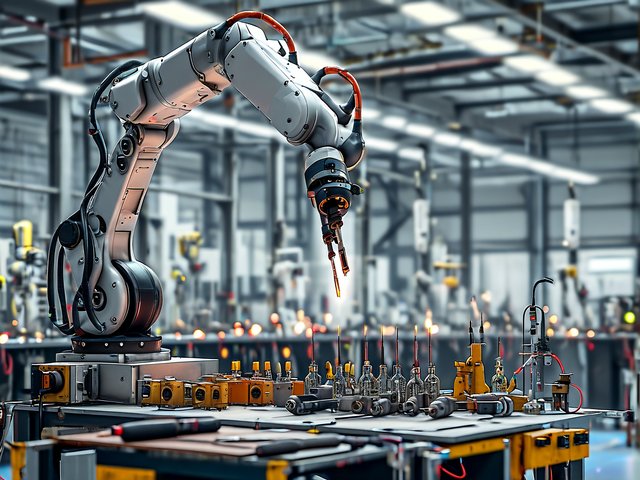 焊接机器人末端气流量检测