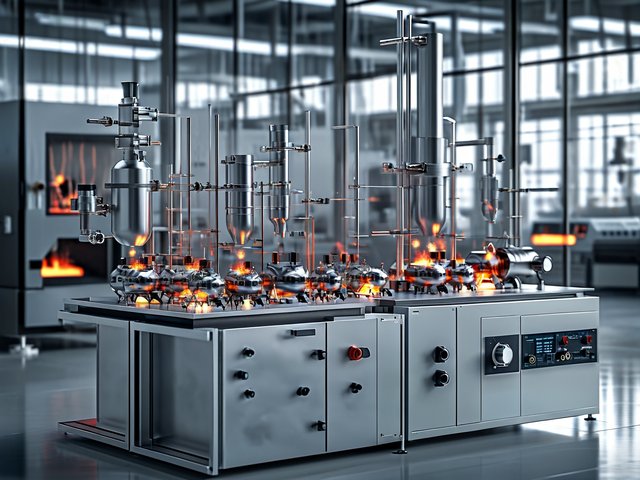 高效节能型铝合金燃气连续熔化保温炉热效率测试