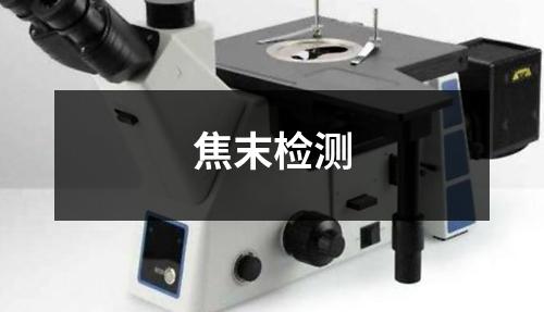 焦末检测