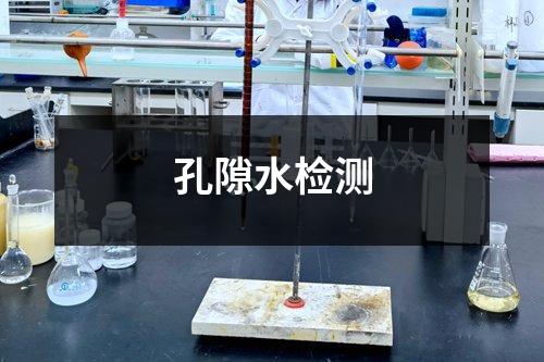 孔隙水检测
