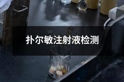 扑尔敏注射液检测