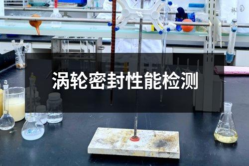 涡轮密封性能检测