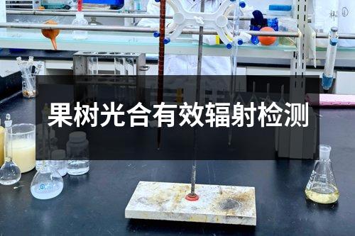 果树光合有效辐射检测