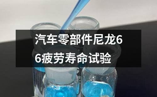 汽车零部件尼龙66疲劳寿命试验