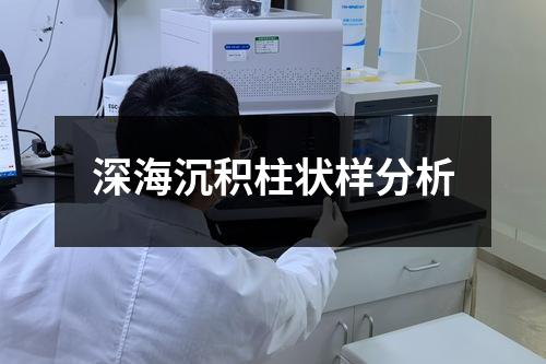 深海沉积柱状样分析