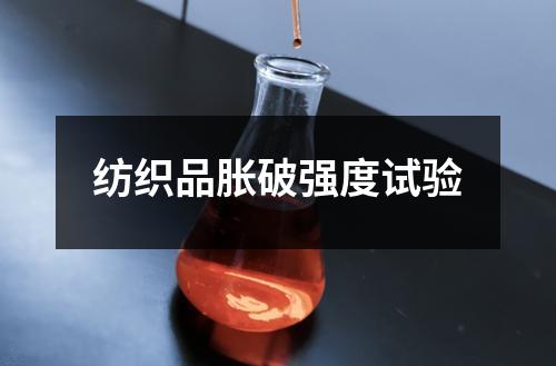 纺织品胀破强度试验