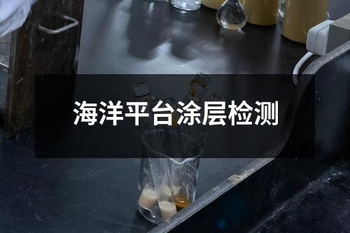 海洋平台涂层检测
