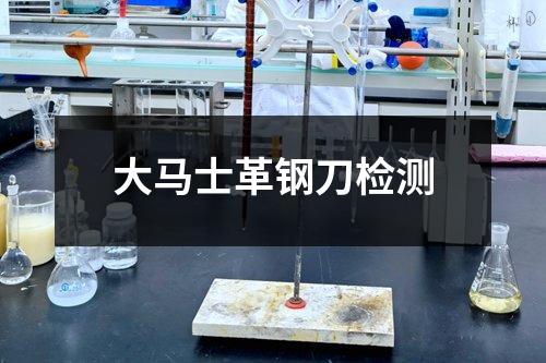大马士革钢刀检测
