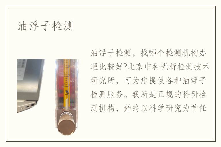 油浮子检测 油浮子检测